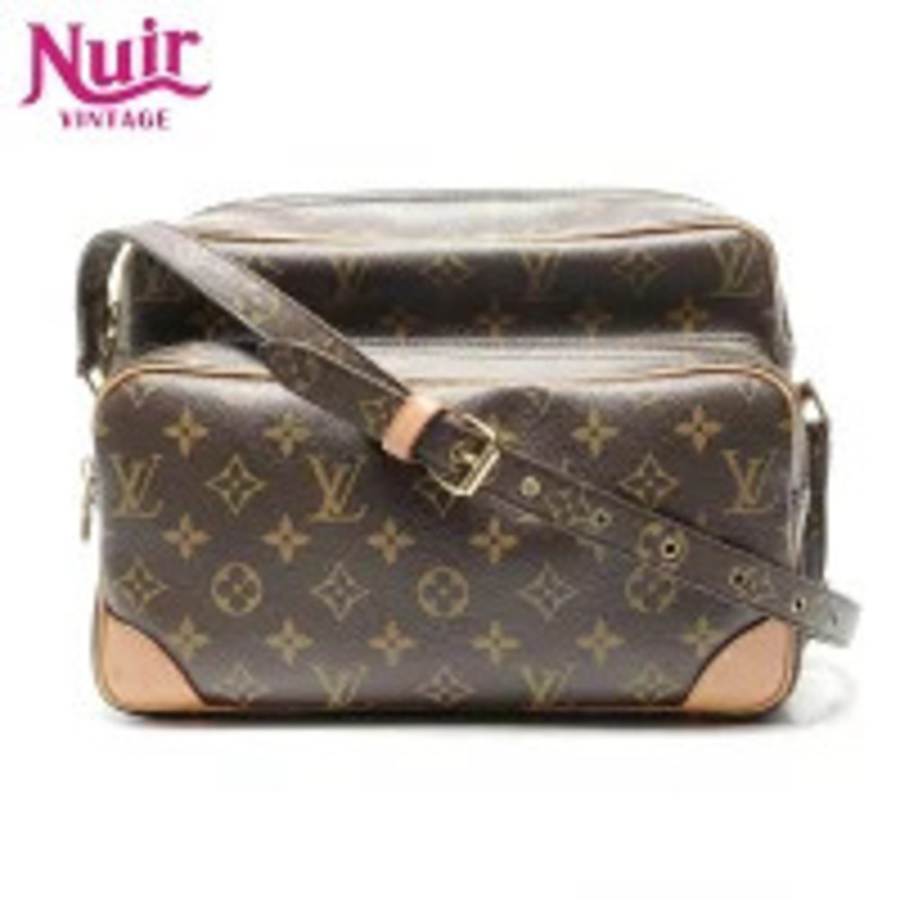 Louis Vuitton Monogram Nile Shoulder Bag Brown